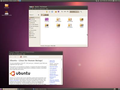 screenshot of Ubuntu Lucid Lynx