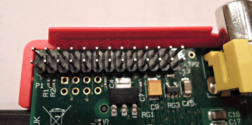 picture of GPIO pins